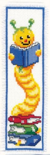 Caterpillar Bookmark Counted Cross Stitch Kit by Vervaco