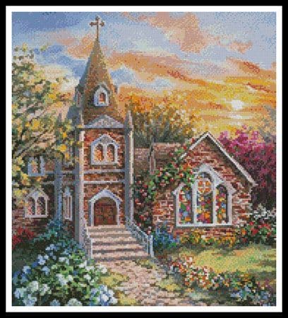 Charming Tranquility 2 (Crop) by Artecy printed cross stitch chart