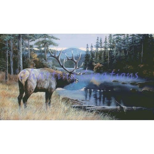 Charting Creations Elk River printed cross stitch chart