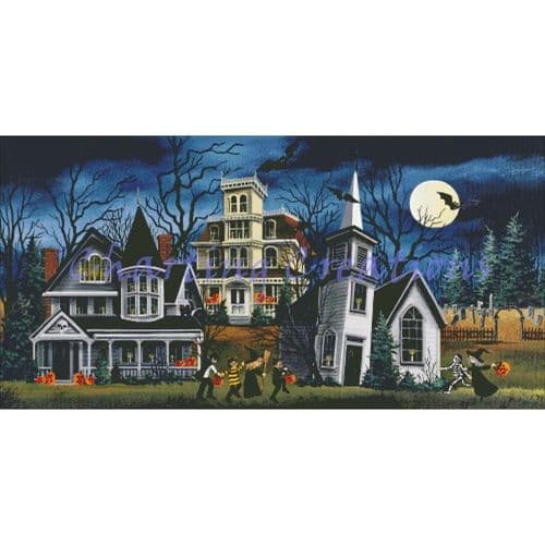 Charting Creations Halloween Kids printed cross stitch chart