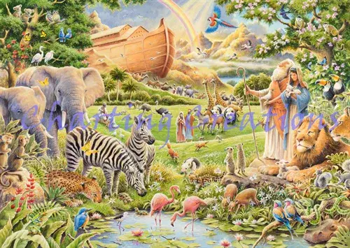 Charting Creations Noah's Ark printed cross stitch chart