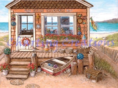 Charting Creations Ocean Treasures printed cross stitch chart