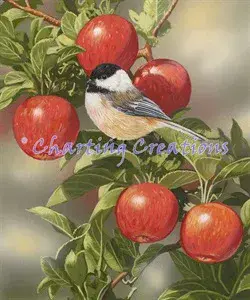 Charting Creations Orchard Guest printed cross stitch chart