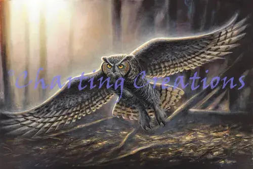 Charting Creations Out of the Dark printed cross stitch chart