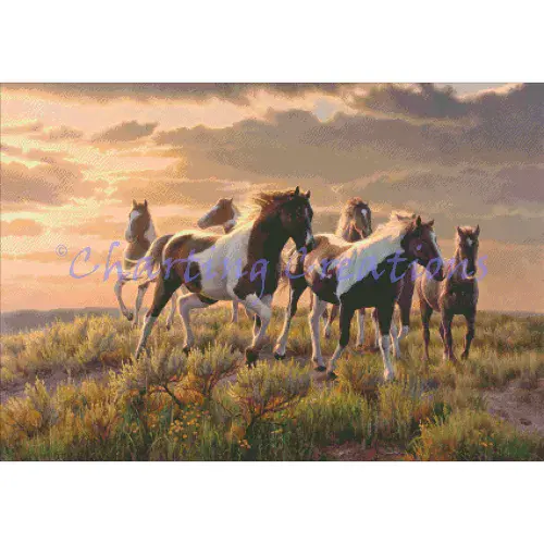 Charting Creations Paints printed cross stitch chart