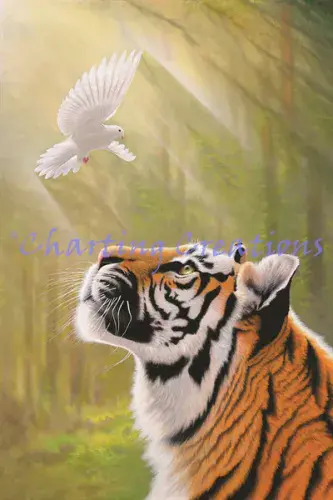 Charting Creations Peace and Power printed cross stitch chart