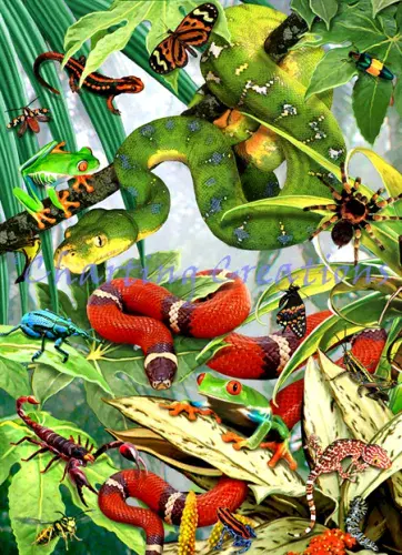 Charting Creations Scary Creatures printed cross stitch chart