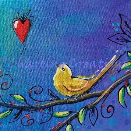 Charting Creations Songbird III printed cross stitch chart