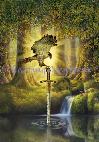 Charting Creations The Telling Pool printed cross stitch chart