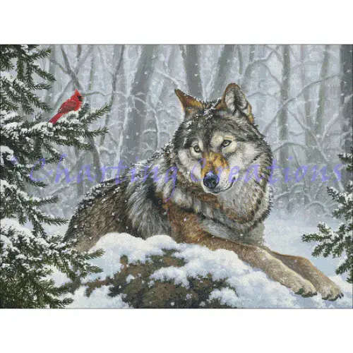 Charting Creations Winter Friends printed cross stitch chart