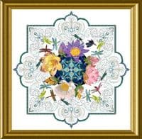 Chatelaine Dragonfly Lace Mandala cross stitch chart