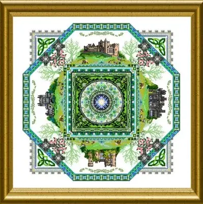 Chatelaine The Irish Mandala cross stitch chart
