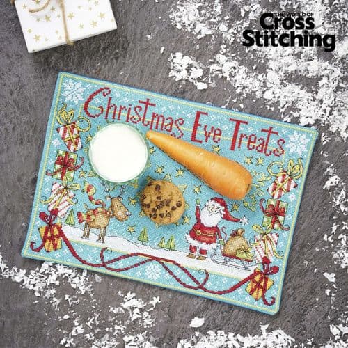 Christmas Eve Placemat WOXS Issue 378 project pack