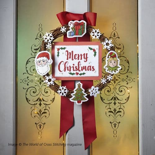Christmas Festive Wreath WOXS Issue 326 December 2022 project pack