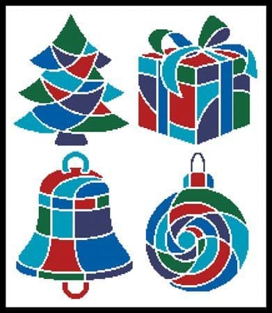 Christmas Icons 1 by Artecy printed cross stitch chart