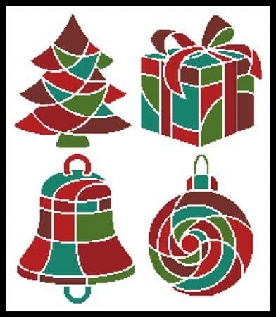 Christmas Icons 2 by Artecy printed cross stitch chart