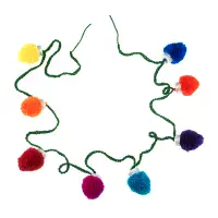 Christmas Lights Garland Pom Pom Kit