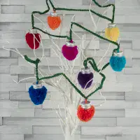 Christmas Lights Garland Pom Pom Kit