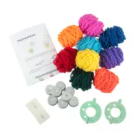 Christmas Lights Garland Pom Pom Kit