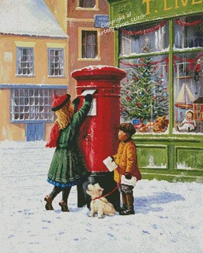 Christmas Wishes by Artecy printed cross stitch chart