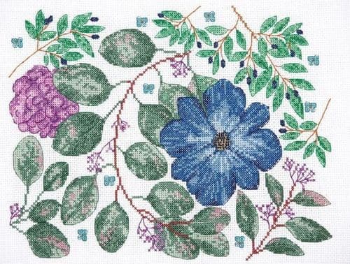 Clematis Dee Hardwicke Cross Stitch Kit by Anchor