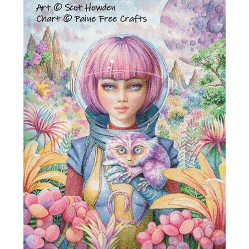 Close Encounters by Paine Free Crafts printed cross stitch chart