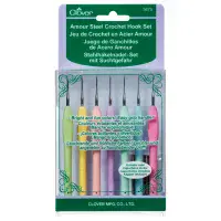 Clover Amour Crochet Hook Set of 7 (0.60mm - 1.75mm)