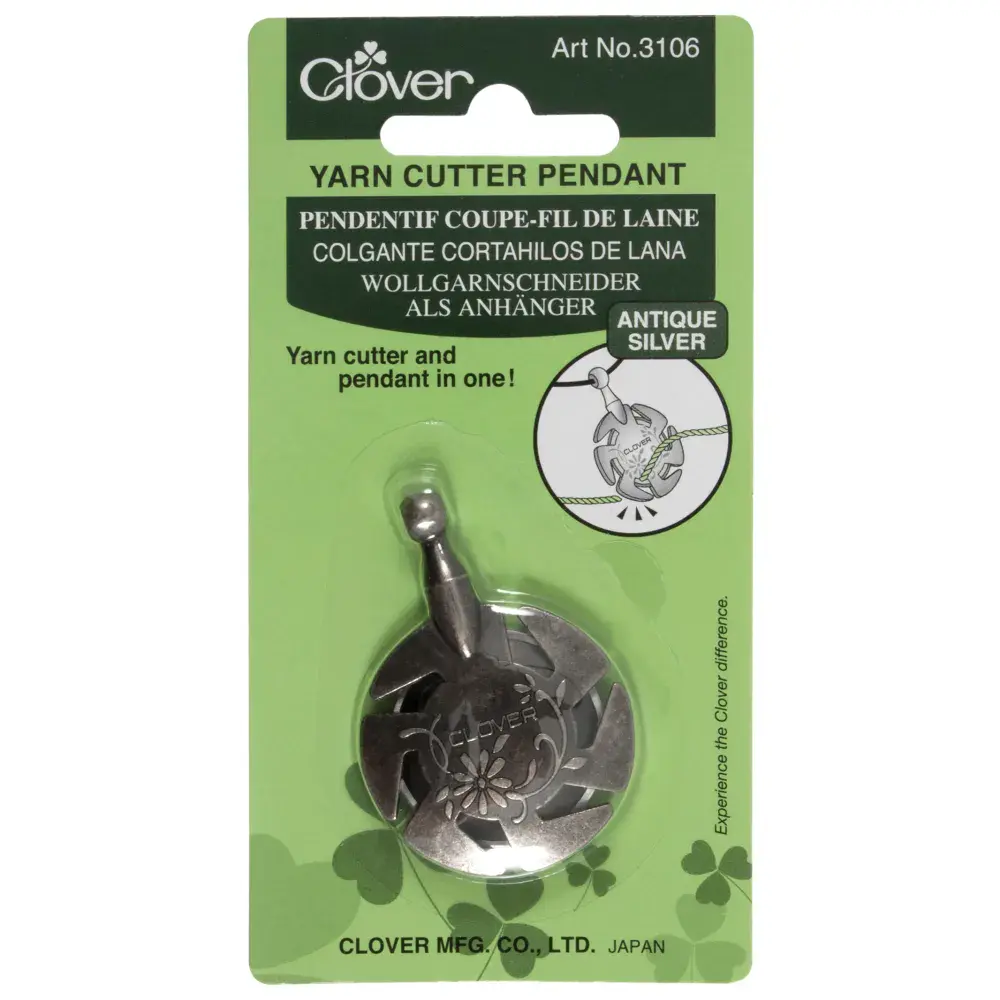 Thread Cutter Clover Clover Thread Cutter - Antique Silver