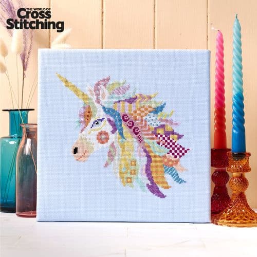 Colourful Unicorn WOXS Issue 361 project pack