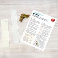 Cottage Garden Cross Stitch Bookmark  Kit