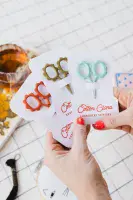 Cotton Clara Mini Sunflower Embroidery Scissors
