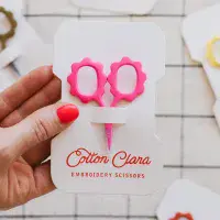 Cotton Clara Mini Sunflower Embroidery Scissors
