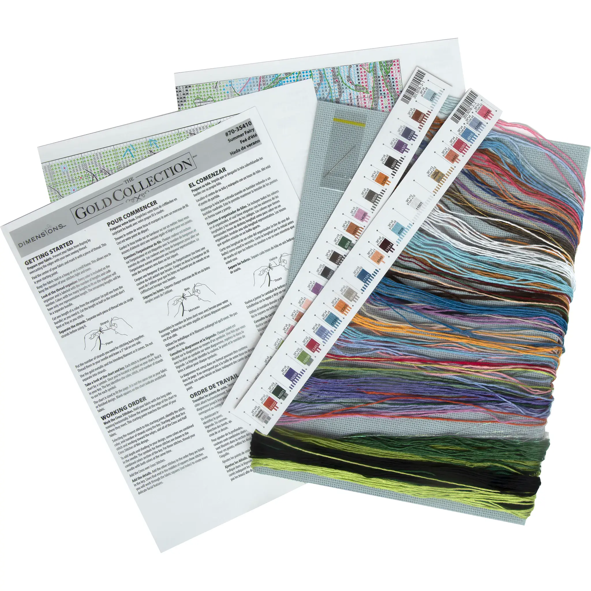 Cross-Stitch-Set „Harmonie“ – 25,4 X 35,5 Cm, Inkl. Stoff, Garn, Nadel & Anleitung