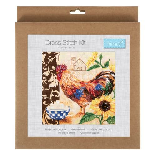 Country Rooster cross stitch kit