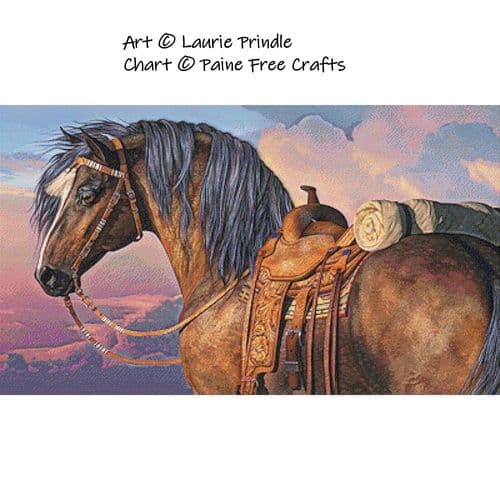 Cowboys Pride (Laurie Prindle) by Paine Free Crafts printed cross stitch chart