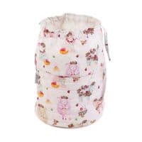 Craft Bag: Round: Drawstring: Knitty Sheep - EXCESS STOCK