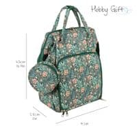 Craft Storage Backpack: Morris Green