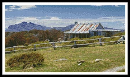 Craig's Hut 1 (Crop) by Artecy printed cross stitch chart