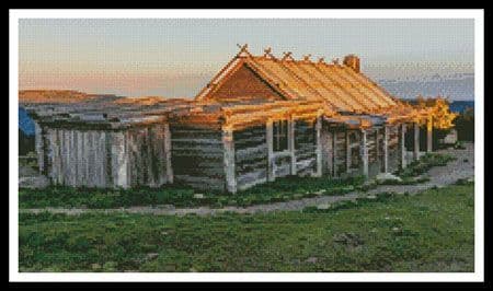 Craig's Hut 2 (Crop) by Artecy printed cross stitch chart