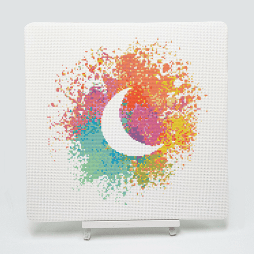 Crescent Moon by Meloca Designs printed cross stitch chart