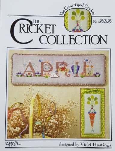 Cricket Collection April cross stitch chart