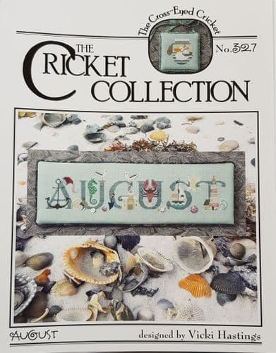 Cricket Collection August cross stitch chart