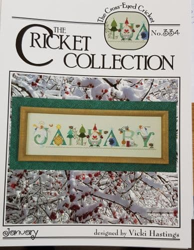 Cricket Collection January cross stitch chart