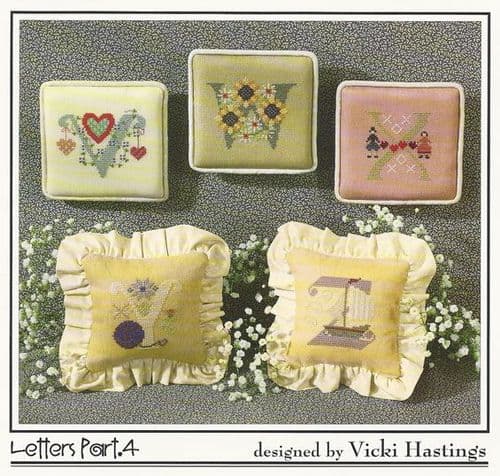 Cricket Collection Letters Part 4 V-Z cross stitch char