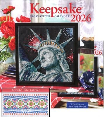 Cross Stitch & Needlework Keepsake Calendar 2026