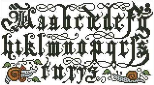 Curly Snails by Arelate Studio cross stitch chart