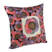 Cushion Back with Zipper - Black - 45 x 45cm by Trimits