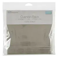 Cushion Back with Zipper - Natural - 45 x 45cm by Trimits