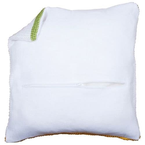Cushion back with zipper - white set of 2 Sewing Accessories Kit
