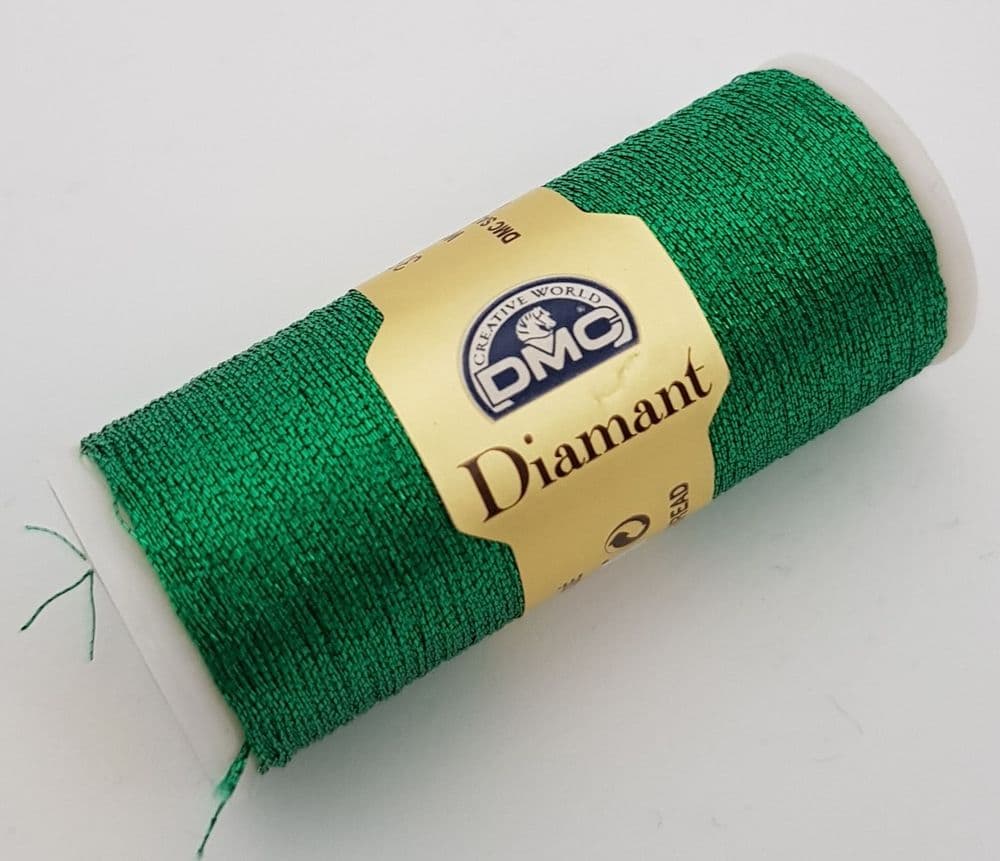Lime Dmc Thread D699 - DMC Diamant Metallic Thread